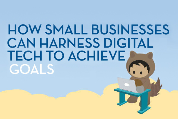 Infographic: How small businesses can harness digital tech to achieve goals