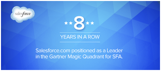 Salesforce.com führt den „Gartner Magic Quadrant for SFA 2014“ an Salesforce.com führt den „Gartner Magic Quadrant for SFA 2014“ an