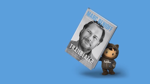 Illustration of Astro holding a copy of Trailblazer