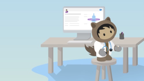 Illustration of Astro in lab coat