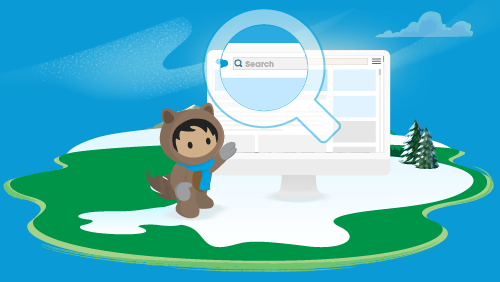 Illustration of Astro performing a site search