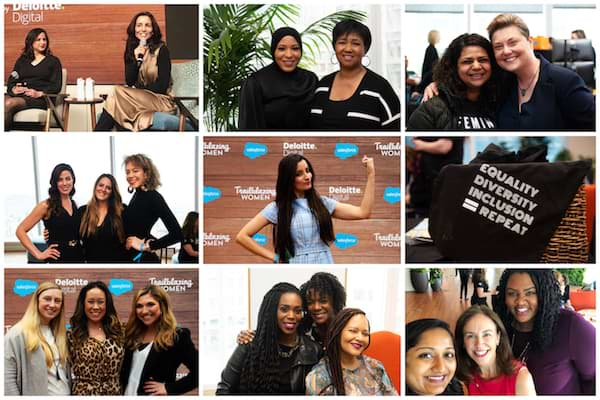 A photo collage of highlights from the Trailblazing Women’s Summit.