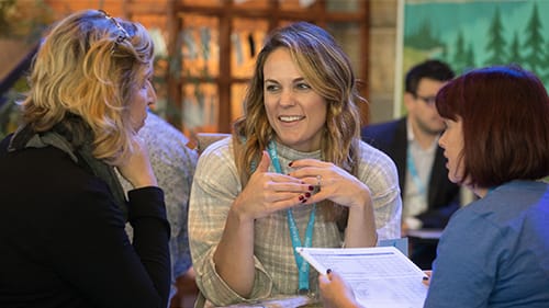 Photo of Dreamforce attendees