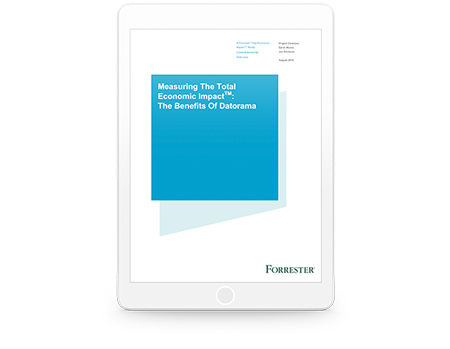Cover of the Measuring The Total Economic Impact™: The Benefits of Datorama