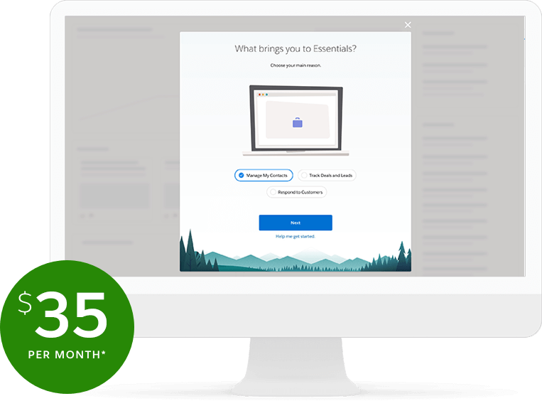 An image of our product; try it for $35 per month*