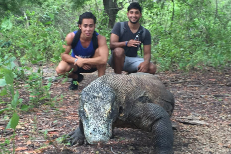 Adheeb on Komodo Island in Indonesia