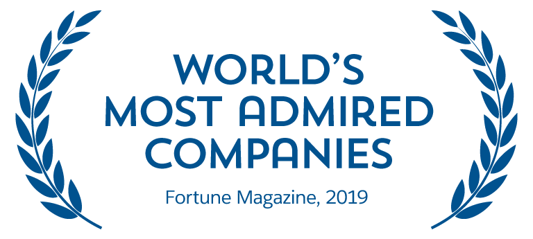 world's most admired companies, fortune magazine 2019