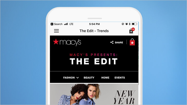 Macy's app built on Heroku