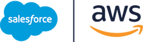 Salesforce and AWS Logos