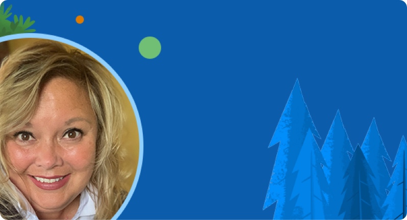 Image containing headshot of Marketing Champion Kim Howard