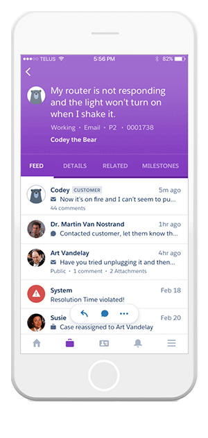 Increase customer satisfaction using the #1 platform for service.