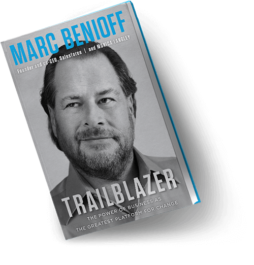 Cover of the "Trailblazer" book by Marc Benioff