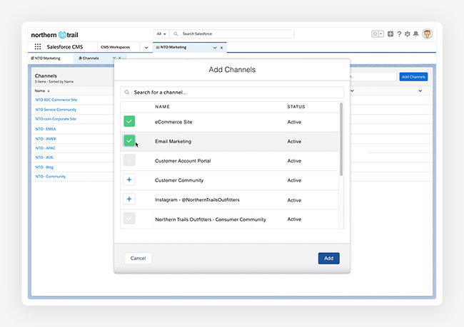 Product screen featuring Headless APIs