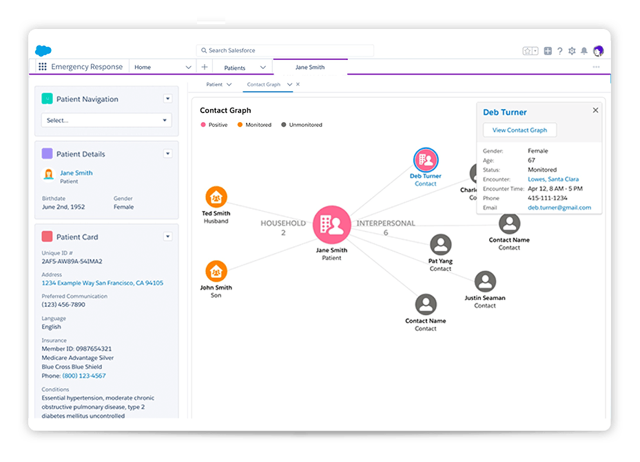 Informatie over Emergency Response-contacttracking