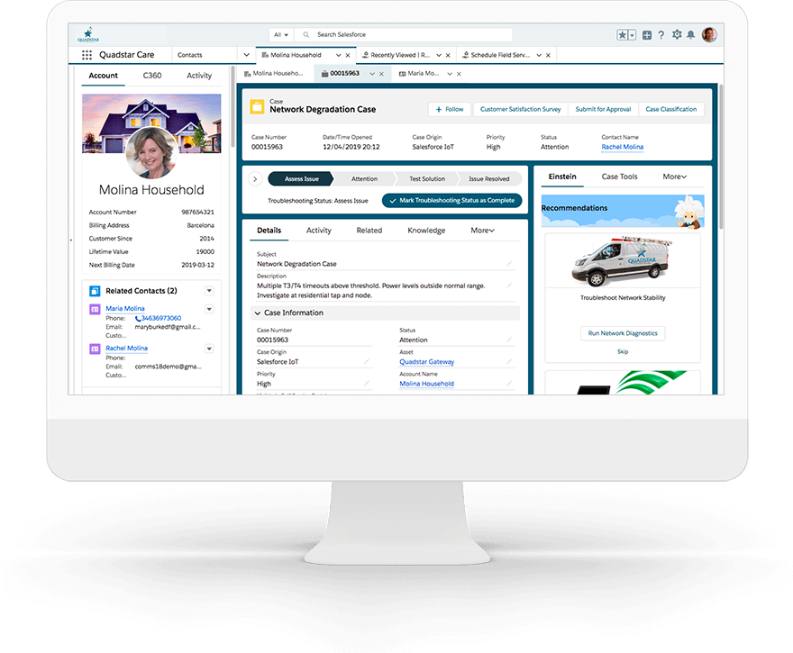 communication management system for industries