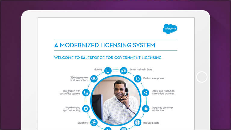 Image showing the cover of the Modernized Licensing System datasheet