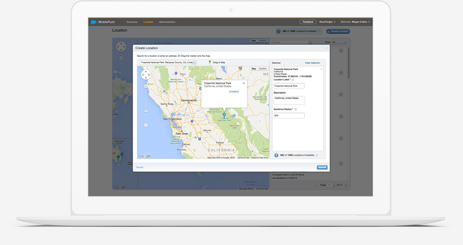 software de marketing móvil de salesforce