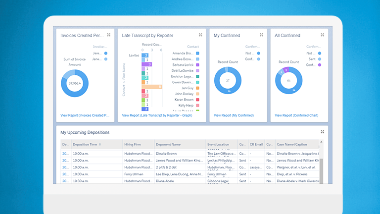 Lexitas Dashboard app