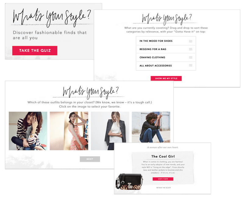 example of how shoppers respond to surveys