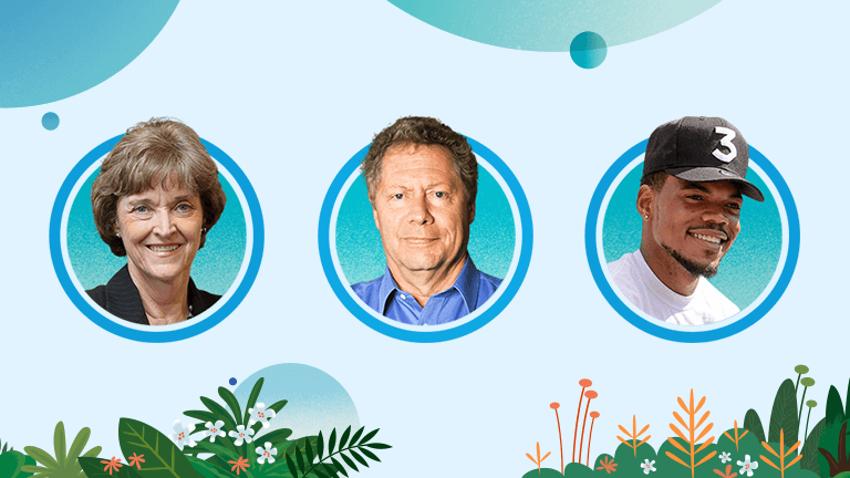 Images of the speakers on the Giving Tuesday — How Global Health Is Innovating to Reach Communities episode