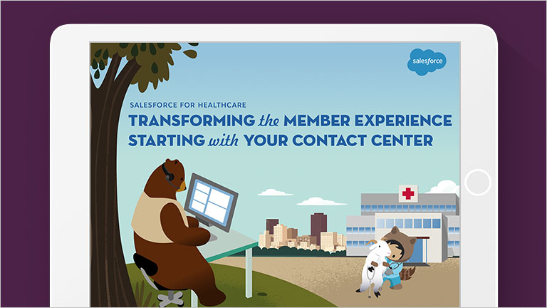 Image that says "Transforming the Member Experience Starting with your Contact Center"