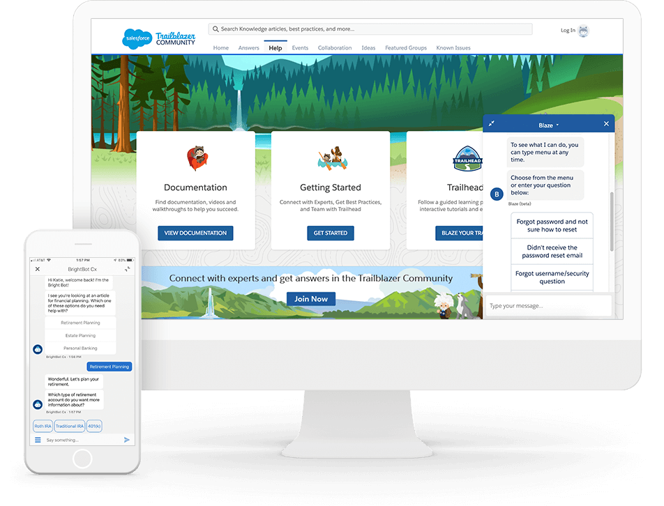 chat software for service cloud