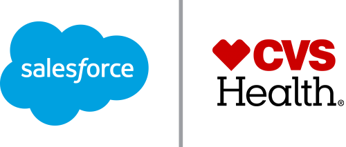 Salesforce and CVS Health logos