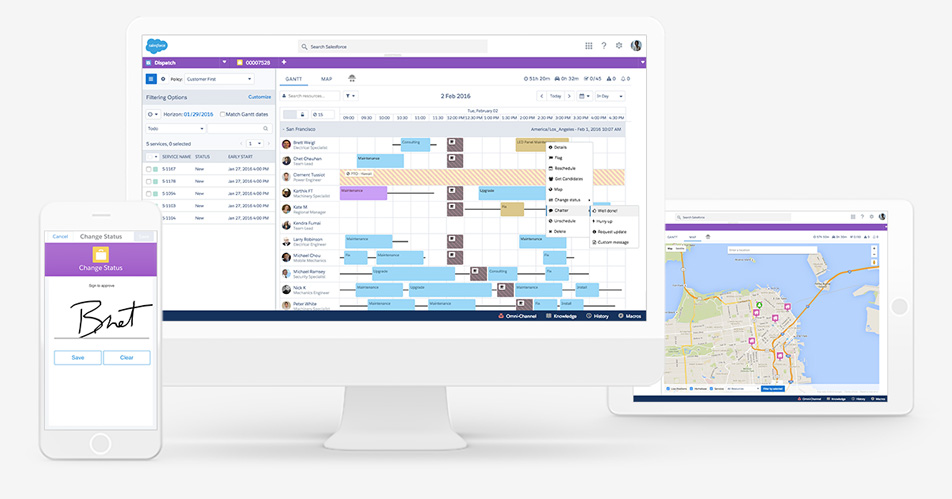 Watch the Field Service Lightning demo