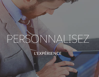 customise and personalise your experience
