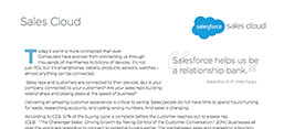 Sales Cloud edition comparison datasheet