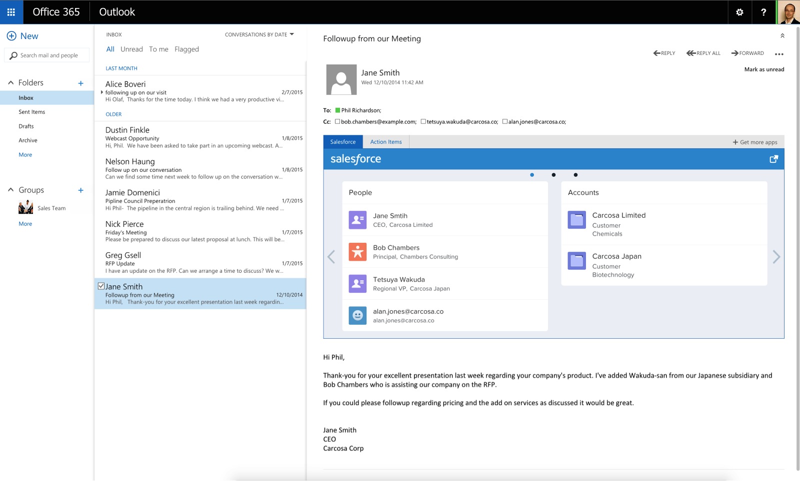 How to connect outlook to salesforce Einstein Hub SalesForce Guide