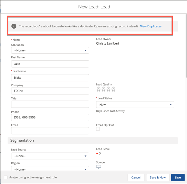 Quickly And Easily Prevent Duplicate Records Salesforce Blog