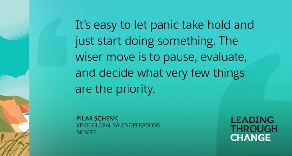 It's easy to let panic take hold quote