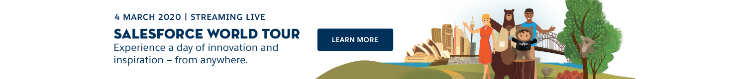IDC, Sydney, Salesforce World Tour, Learn More