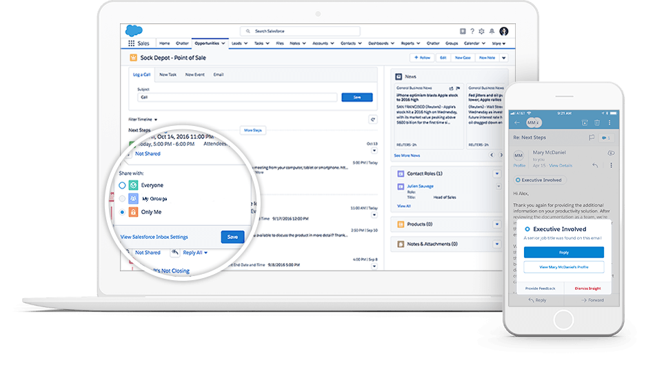 Salesforce Inbox CRM Email Connector