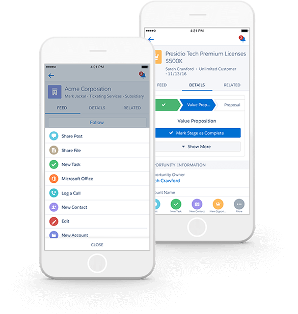 Run your business with Salesforce Mobile CRM Apps ...