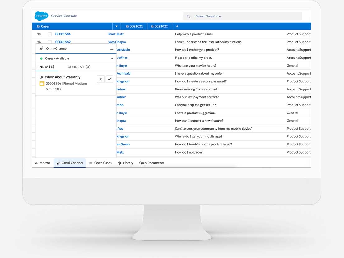 crm software smb app by salesforceiq
