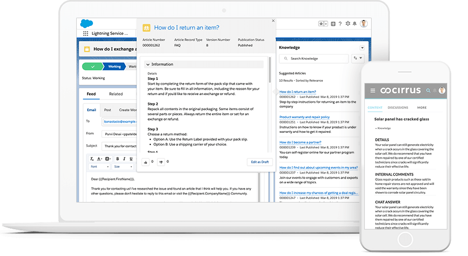 Salesforce Knowledge Base Examples