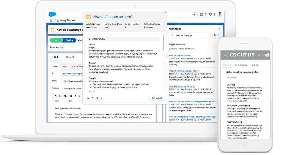Service Cloud The Knowledge Management Solution Salesforce